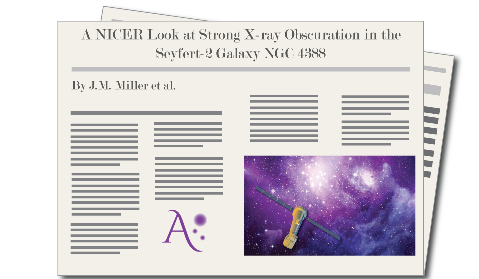 "A NICER Look at Strong X-ray Obscuration in the Seyfert-2 Galaxy NGC 4388", by J.M.Miller et al.