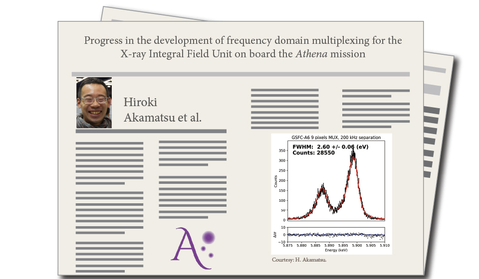 “Progress in the development of frequency domain multiplexing for the X-ray Integral Field Unit on board the Athena mission”, by Hiroki Akamatsu