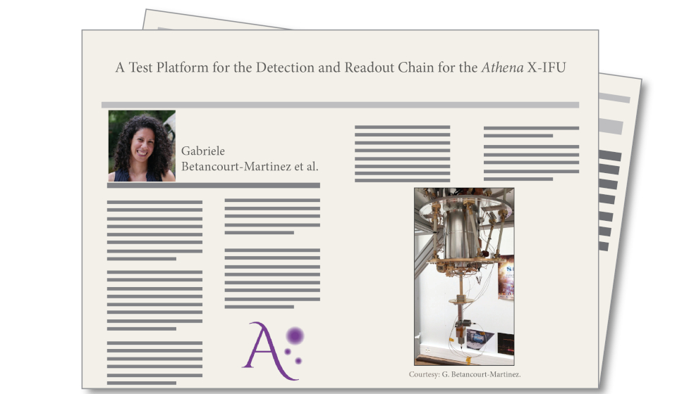 A test platform for the detection and readout chain for the Athena X-IFU, by Gabriele Betancourt-Martinez