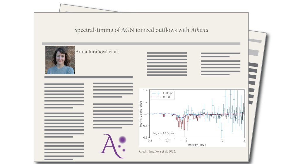 Spectral-timing of AGN ionized outflows with Athena, by Anna Juráňová