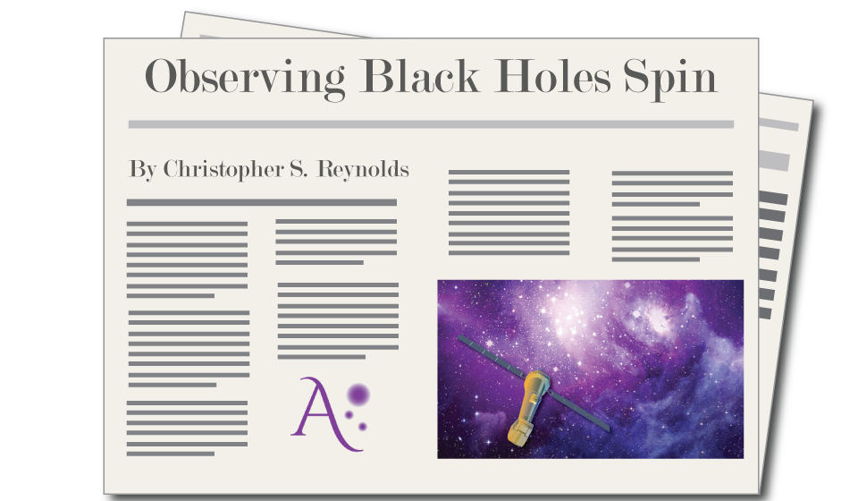 "Observing Black Holes Spin", por Christopher S. Reynolds