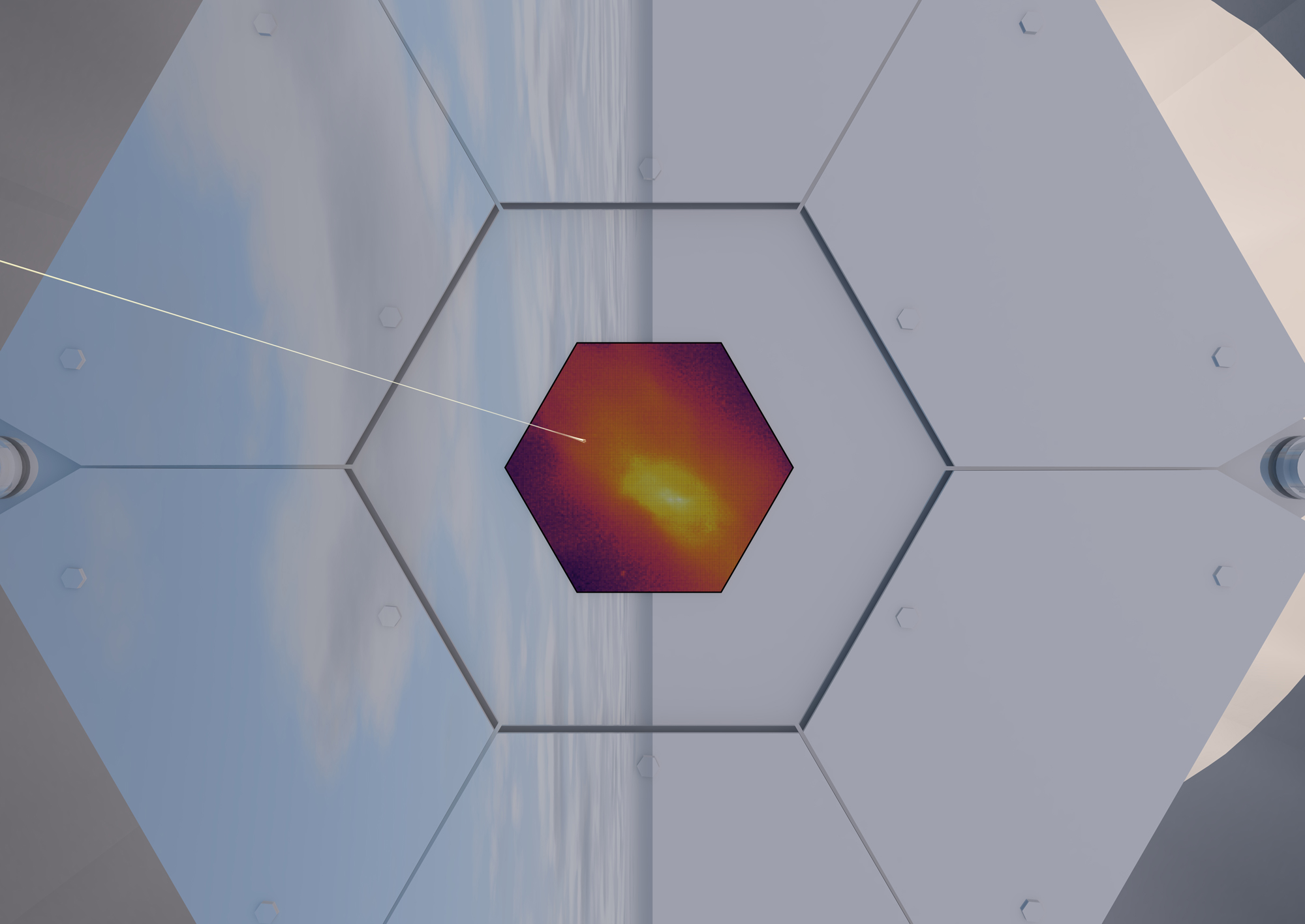 Artistic view of the X-IFU focal plane array