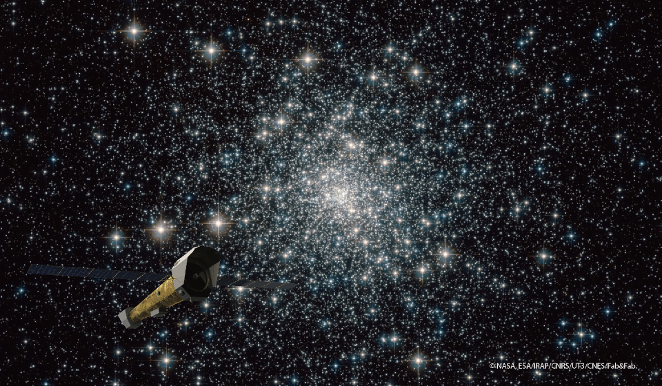 A composition of Athena and the Messier 30 globular