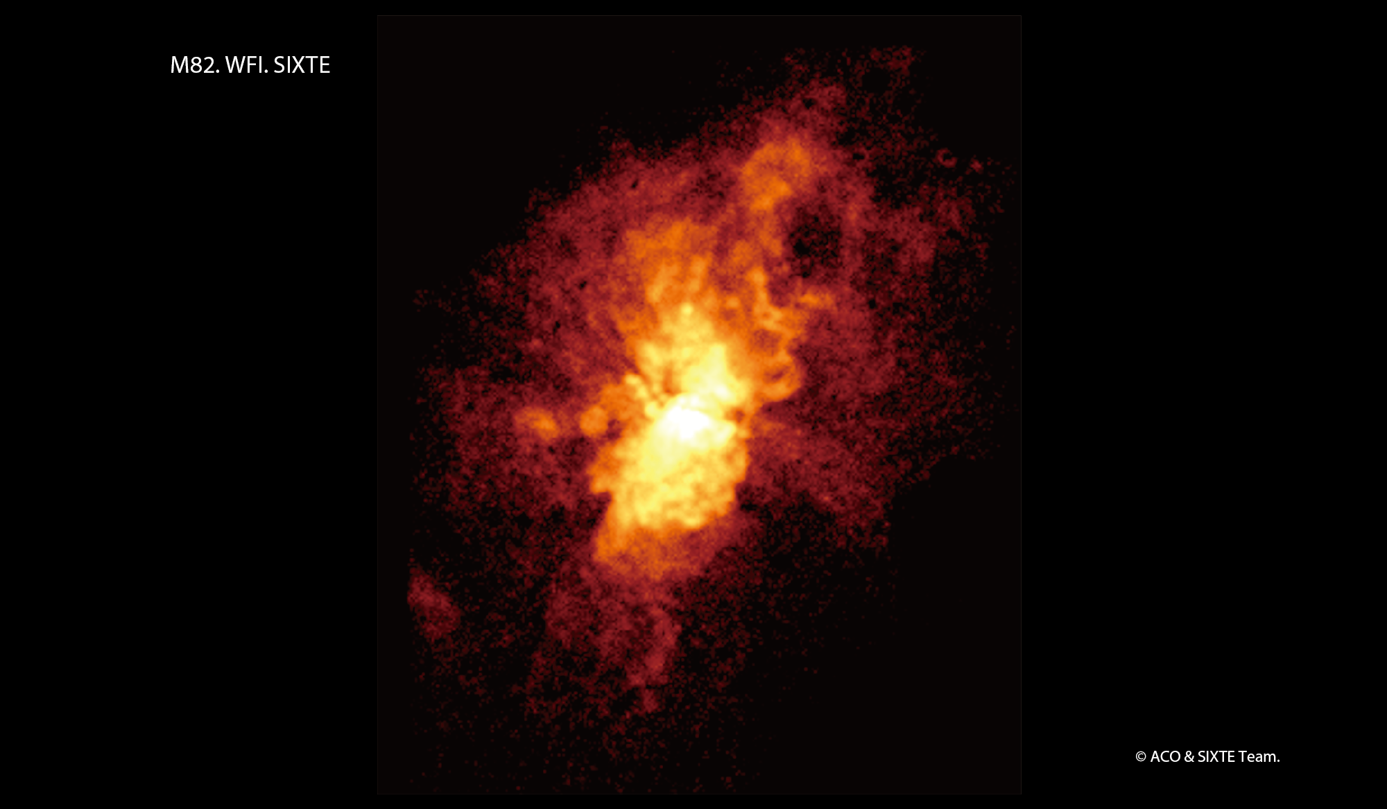 M82 Athena/WFI SIXTE 