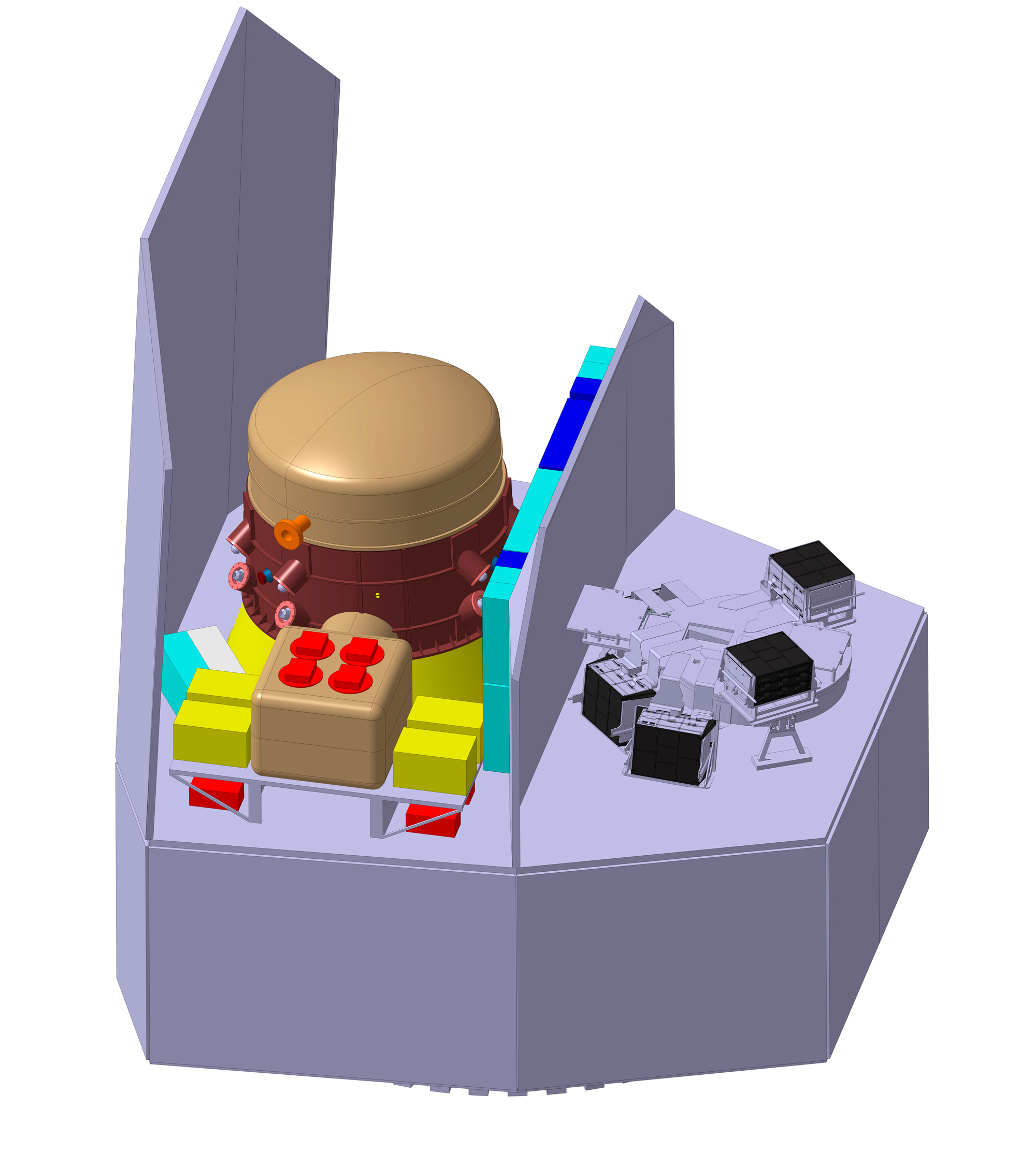 Caption: The X-IFU and WFI layouts on the Athena Science Instrument Module