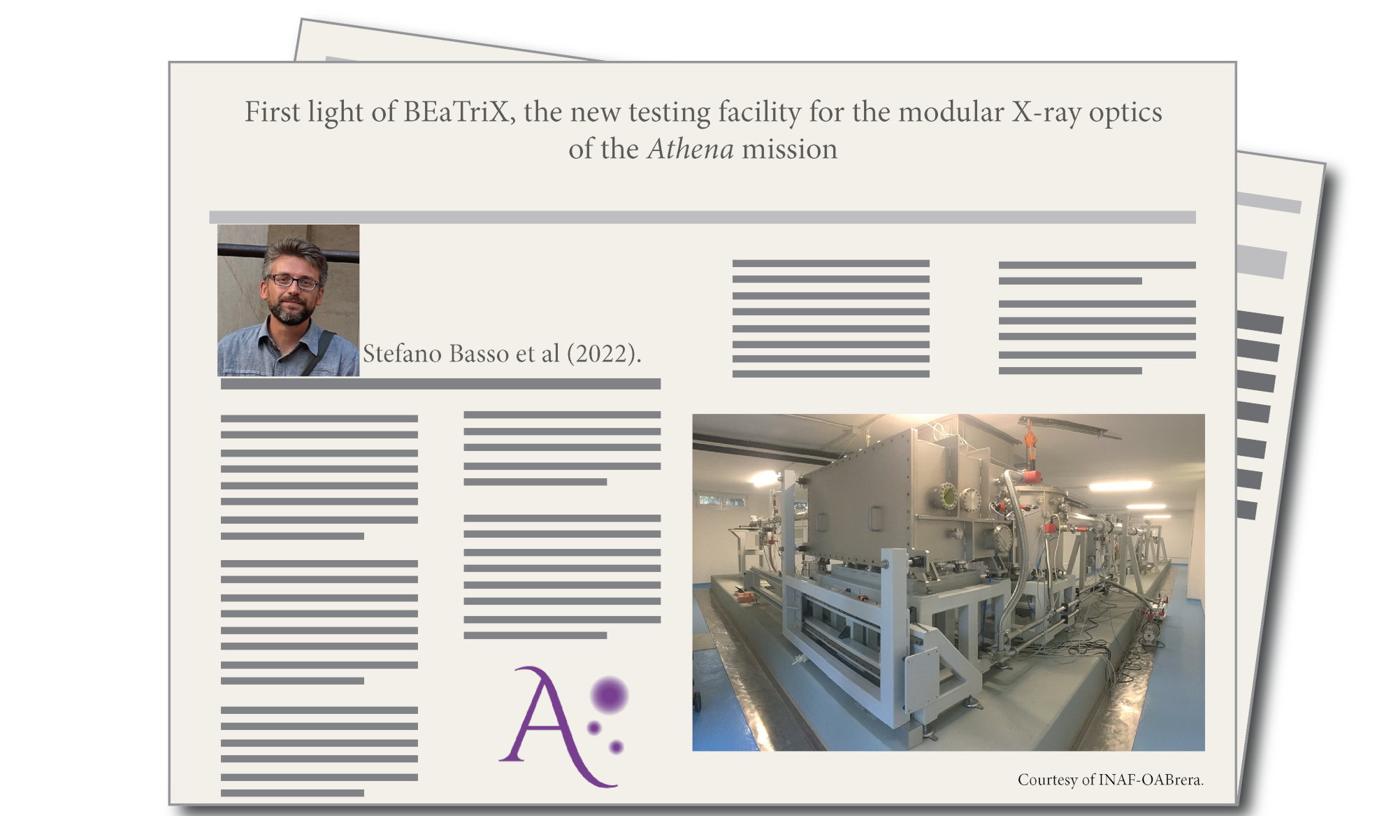 First light of BEaTriX, the new testing facility for the modular X-ray optics of the Athena mission