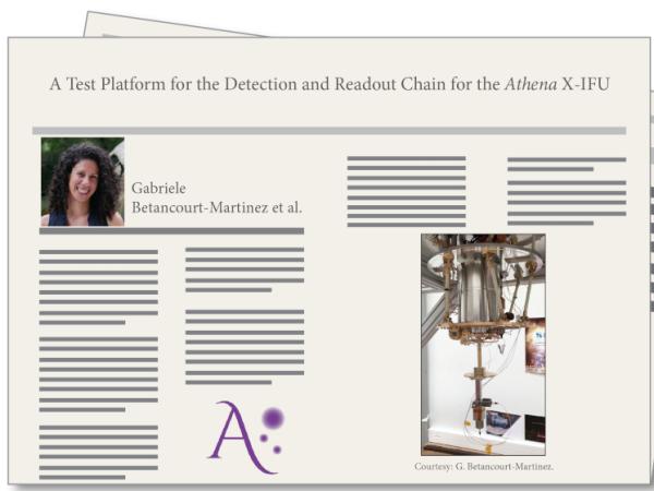 A test platform for the detection and readout chain for the Athena X-IFU, by Gabriele Betancourt-Martinez