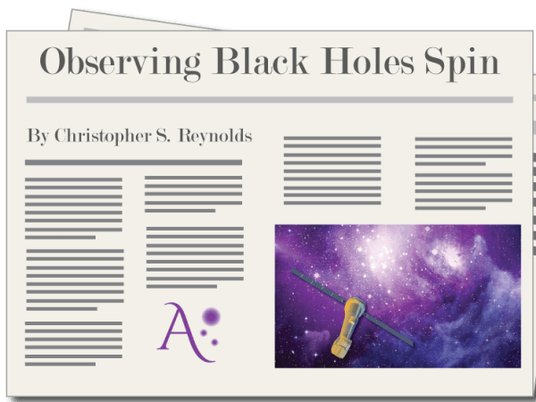 "Observing Black Holes Spin", por Christopher S. Reynolds