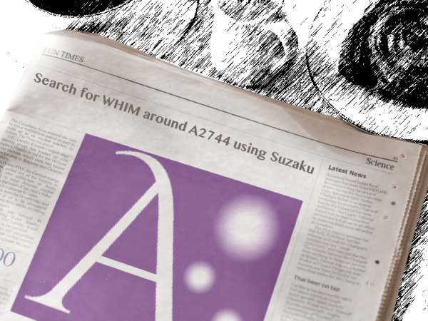 "Search for WHIM around A2744 using Suzaku", by Shiho Hattori et al